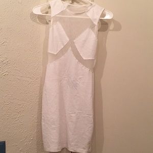Nasty gal cut out white dress